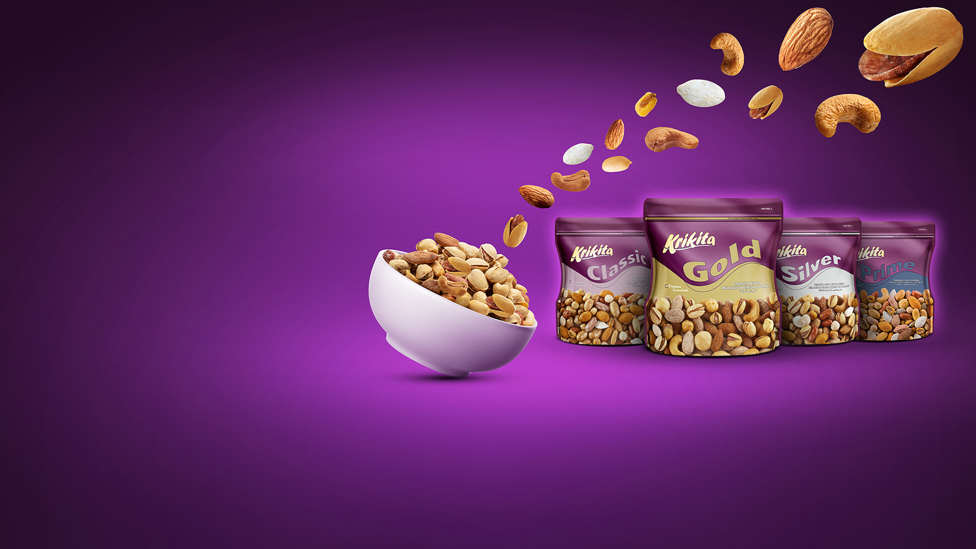 Buy Krikita Happy Hour Cup of Pistachios & Almonds 45 g Online in UAE